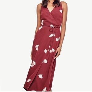 Ann Taylor Summer Blossom Midi Dress size 10